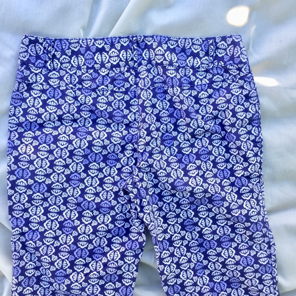 Ann Taylor LOFT Marisa patterned cropped pant - Picture 2 of 5